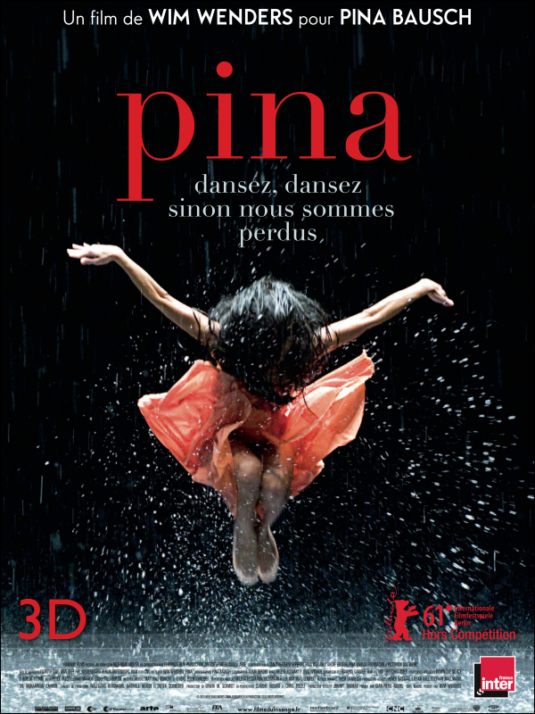 affiche du film Pina de Wim Wenders