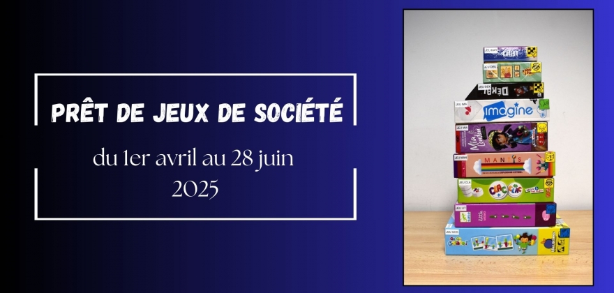 Prêt de jeux de société
