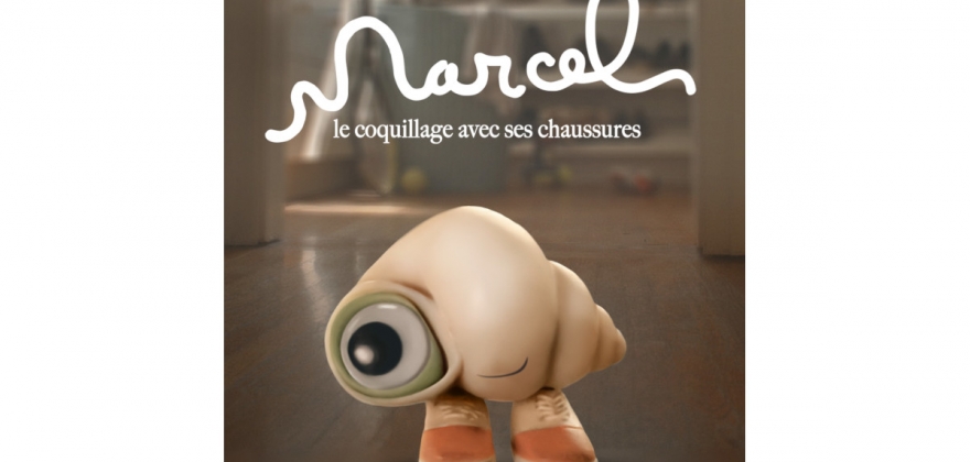 Marcel le coquillage (avec ses chaussures) : projection