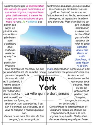 Exemple d'adaptation du texte dans son cadre